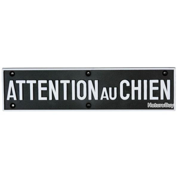 ATTENTION AU CHIEN DIM 24 X 6 CM NOIR