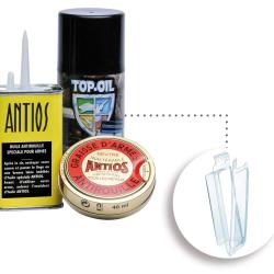 KIT HUILE AROSOL, BURETTE ANTIOS, GRAISSE ANTIOS SOUS BLISTER