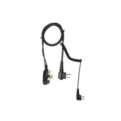 CABLE MICRO POUR SPORTTAC - J22 - PRISE COUDEE - MOTOROLA CP-DP