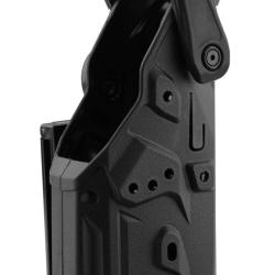 Holster RADAR Rotolock Extreme Multilink pour TASER T7 Droitier