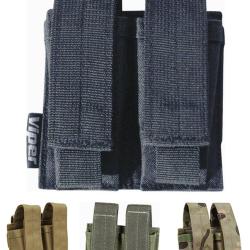 Poche Molle double chargeur pistolet Viper Noir