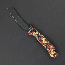 Couteau Daggerr Behemoth Slim Khokhloma Edition Lame Cleaver Acier VG-10 Manche G10 DGRFM024SXOX