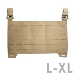 TT CARRIER PANEL LC - Panneau frontale MOLLE- Lasercut pour portes-plaques - Sable Sable, L/XL