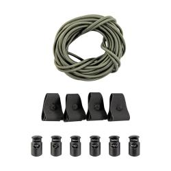TT Bungee cord set - Kit de Fixation Olive