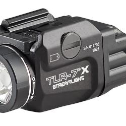 Lampe tactique Streamlight TLR-7 X USB - Switch haut et bas Noir