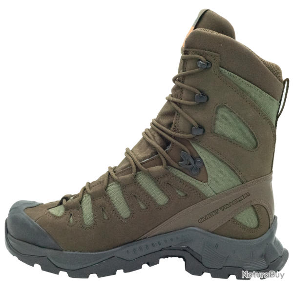 Chaussures Salomon Quest Tracker High GTX - Marron/Vert 40