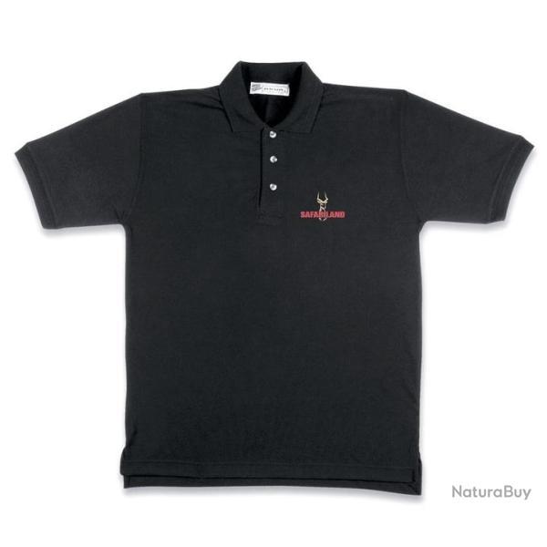 Polo Homme Performance Safariland - Noir