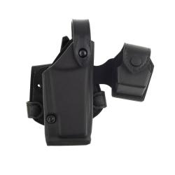 Etui Safariland Mod.6281 - A clip avec Sentry - TASER et porte-cartouche - Noir Droitier