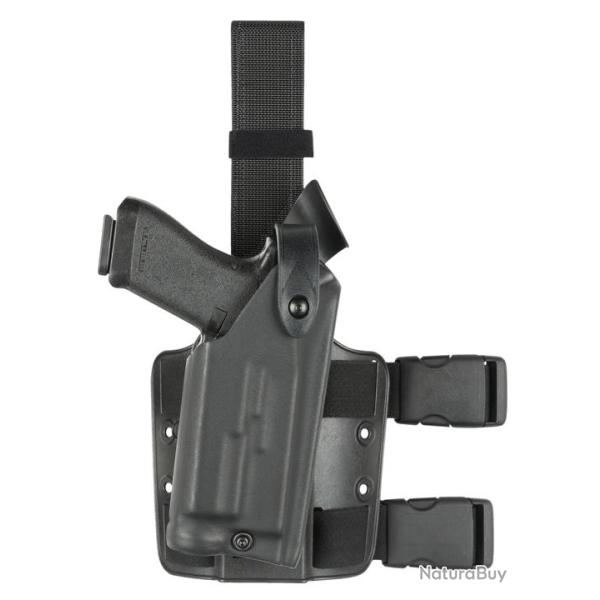 Etui tactique Safariland MOD.6004 SLS - Glock 17/19 avec TLR-1/TLR-2 - Noir Droitier