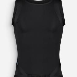 T-shirt Percko Lyne Fit pour femme - Noir M