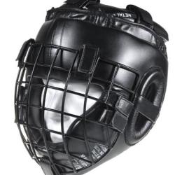 Casque de protection &agrave; grille Metal Boxe - Noir XL