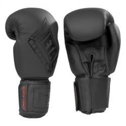 Gants entrainement/comp&eacute;tition Metal Boxe - Noir mat