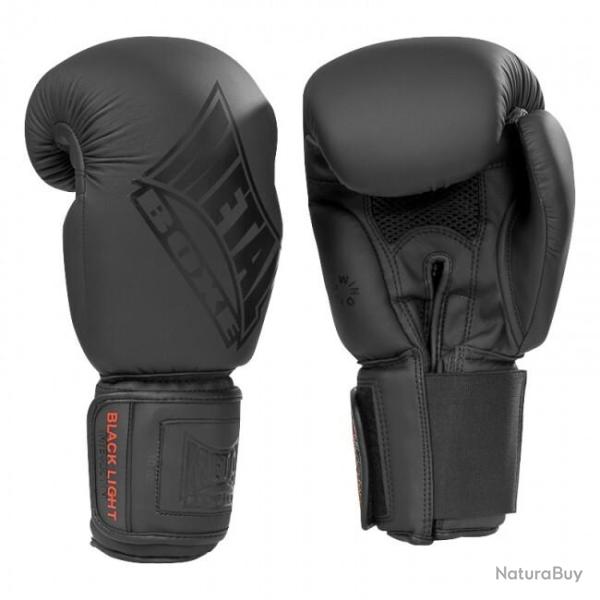 Gants entrainement/comp�tition Metal Boxe - Noir mat