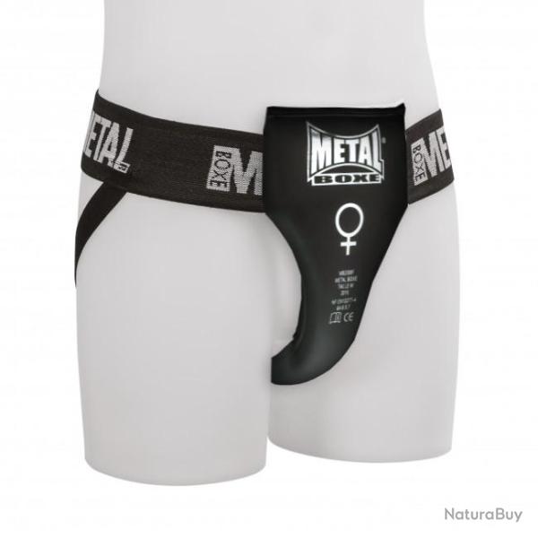 Coquille anatomique femme Metal Boxe Noir, S