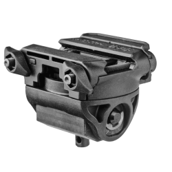 Adaptateur picatinny rotatif et inclinable Fab pour bipied Harris