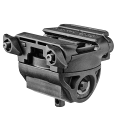 Adaptateur picatinny rotatif et inclinable Fab pour bipied Harris