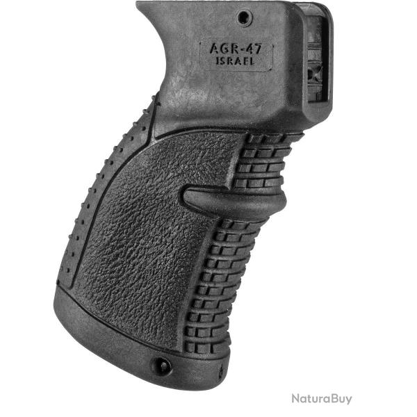 Poign�e Pistolet ergonomique caoutchout�e Fab-Defense AGR-47 pour AK et AKM Noir
