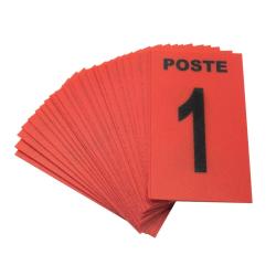 Jeu de 24 cartes de poste + 3 cartes neutres Januel - Sous blister Rouge