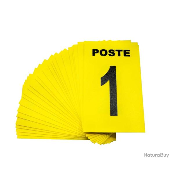Jeu de 24 cartes de poste + 3 cartes neutres Jeu de 24 cartes de poste Jaune + 3 cartes neutres Jaun