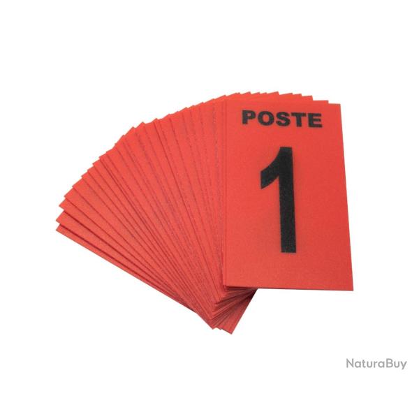 Jeu de 24 cartes de poste + 3 cartes neutres Jeu de 24 cartes de poste Rouge + 3 cartes neutres Roug