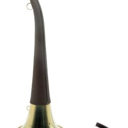 Corne cuivre &agrave; pavillon Januel - Avec bretelle - Sous blister 50 cm