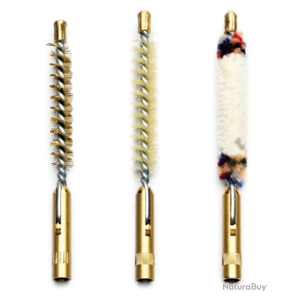 Jeu de 3 brosses pour carabine sous blister 7 mm