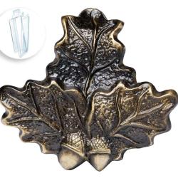 Feuille de ch&ecirc;ne m&eacute;tal &agrave; visser Januel Petit