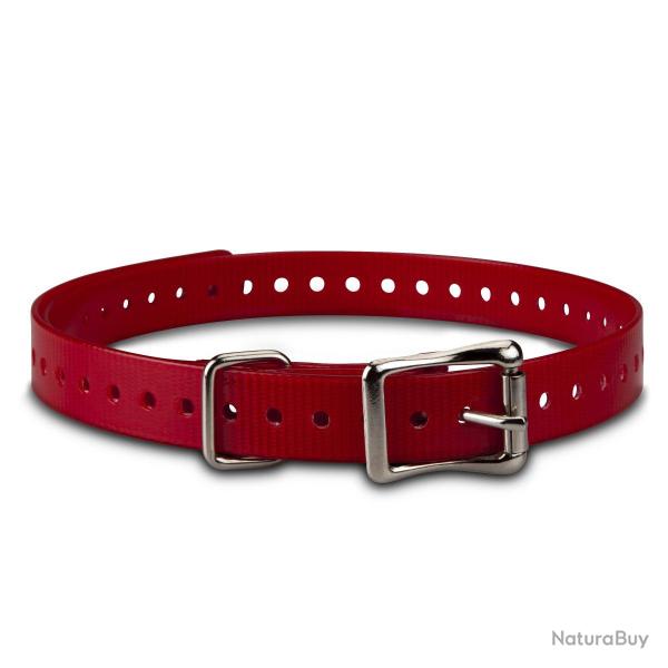 Collier polyur�thane pour dispositif de dressage Garmin Rouge