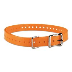 Collier polyur&eacute;thane pour dispositif de dressage Garmin Orange