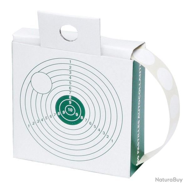 Boite de 500 gommettes Diam 19 Boite de 500 gommettes Blanches 19