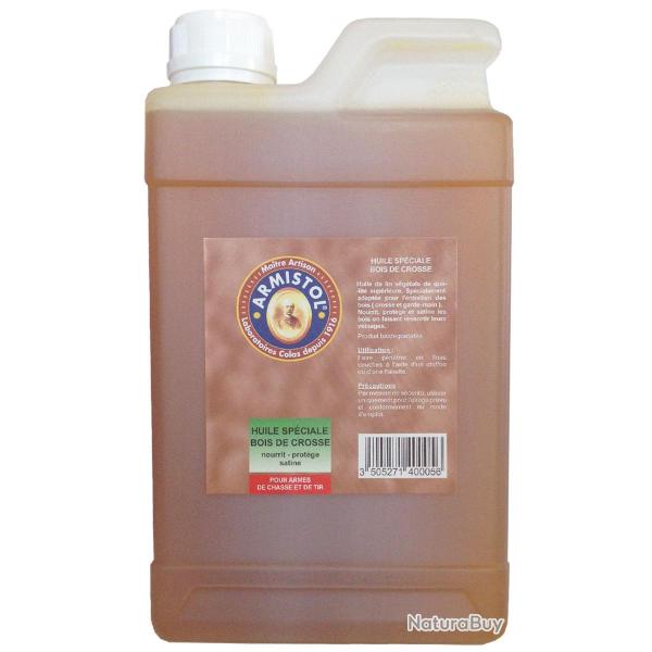 Huile de lin Armistol pour le bois bidon 1 l