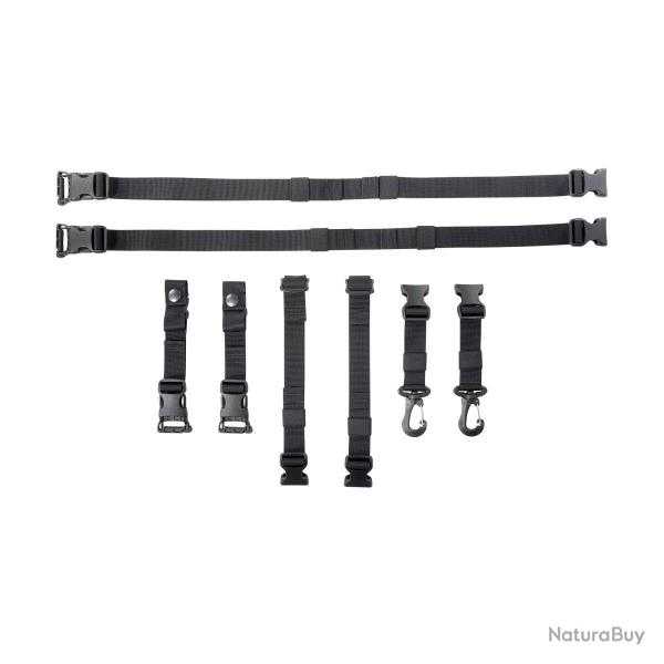 TT POUCH HARNESS ADAPTER - Set de sangles et boucles Noir