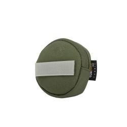 TT TAC POUCH POUND VL - Poche ronde Velcro Olive