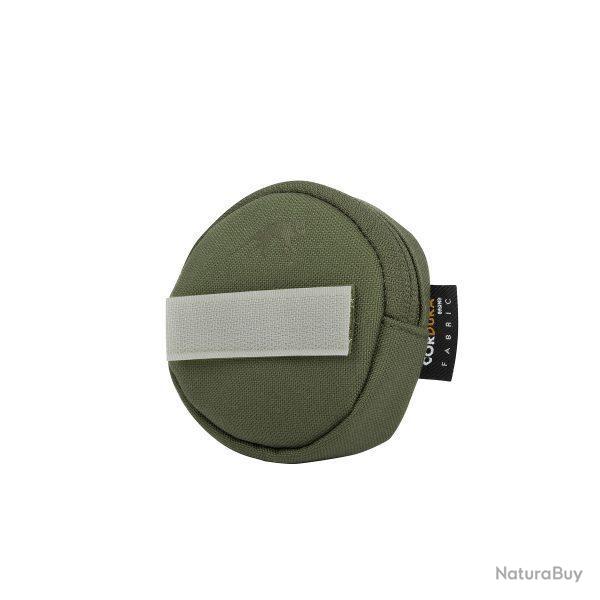 TT TAC POUCH POUND VL - Poche ronde Velcro Olive