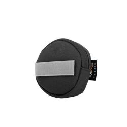 TT TAC POUCH POUND VL - Poche ronde Velcro Noir