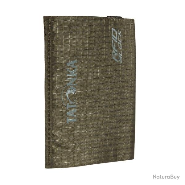 CARD HOLDER RFIDB - Pochette rabattable Tatonka pour 4 cartes - RFID Olive