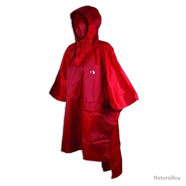 PONCHO 2 - Poncho de pluie Tatonka - Vert Rouge