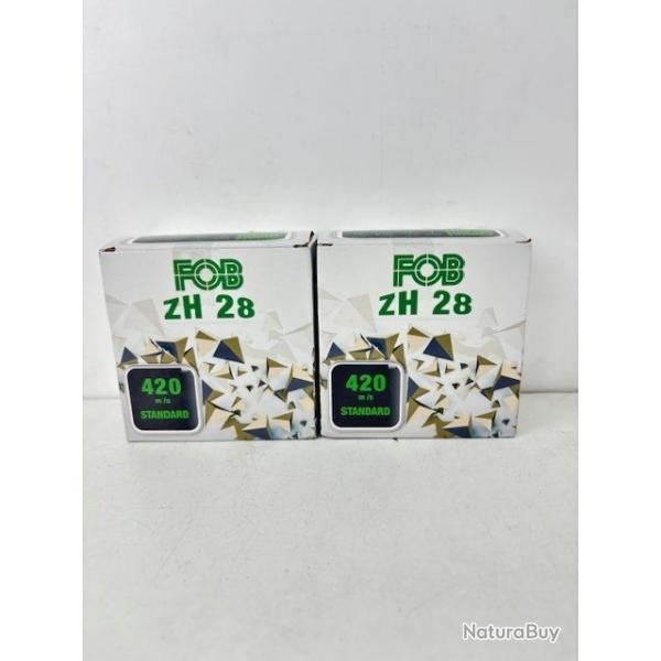 50 cartouches FOB ZH 28 Cal 12 N7
