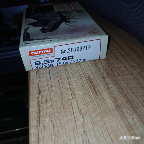 Balle norma vulkan en 9.3x74