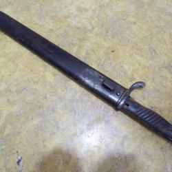 baionnette fusil mauser G98 dent de scie ww1 premi&egrave;re guerre 1916 2&deg; type WaffenFab Mauser Orbendorf