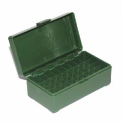 boite &agrave; munitions 50 compartiments MEGAline 9x19 luger, 9mm parabellum, .380 acp, 9x18mm, 9x21mm