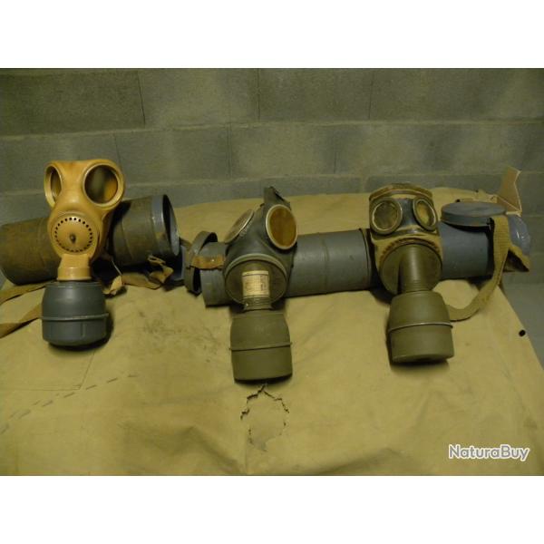 MILITARIA MASQUE A GAZ FRANCAIS