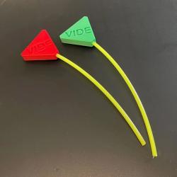 T&eacute;moin drapeau de chambre vide Rouge