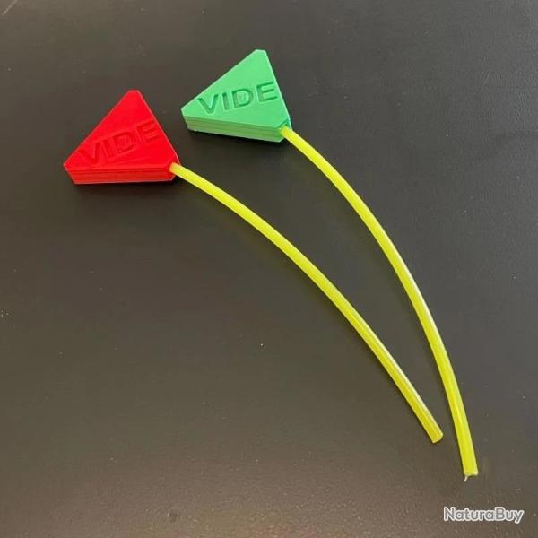 T�moin drapeau de chambre vide Rouge