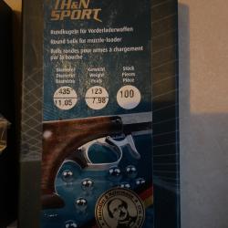 Balle ronde diam&egrave;tre 435