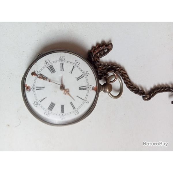 montre � gousset avec clef � r�parer