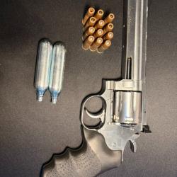 Revolver Dan Wesson 715 - 6" Chrome 4.5 BB (3 joules)