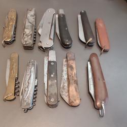 LOT ANCIENS COUTEAUX, XX&egrave;me, pour restauration