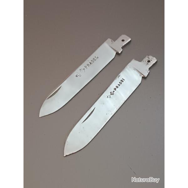 LOT de 2 LAMES pour COUTEAUX