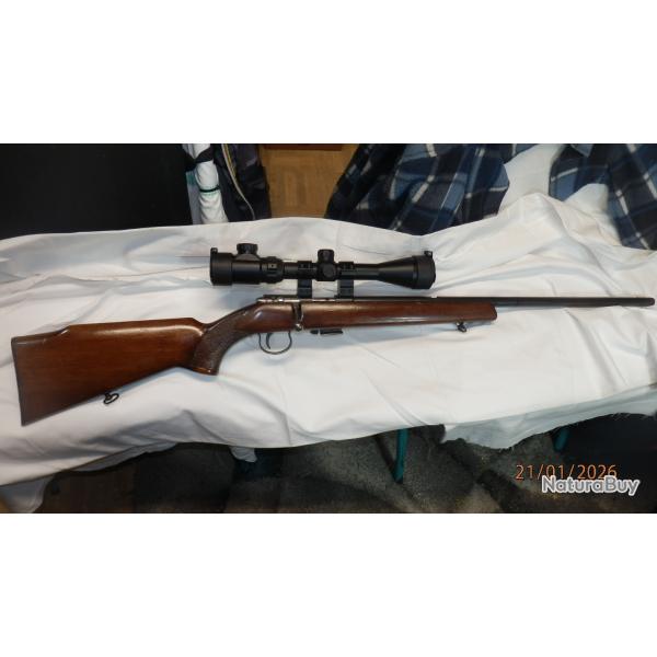 CARABINE ANSCHUZZ 1441/42  22LR CHARGEUR 5 COUPS